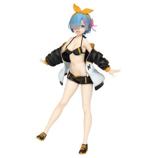 (แท้มือ 1 กล่องไม่สวย) Taito Re:Zero Precious Figure - Rem Jumper Swimsuit ver. Renewal Rezero