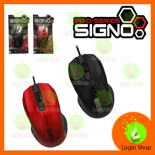 เม้าส์ SIGNO MO-540 SIGNO 1000dpi OP/USB MO540