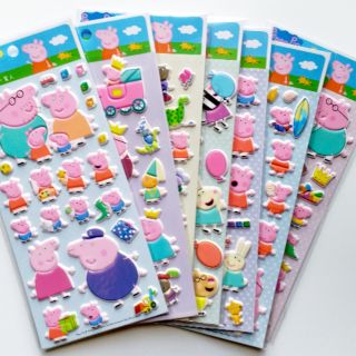 สติ๊กเกอร์นูนPeppa Pig 2