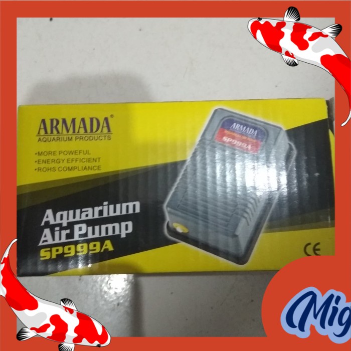 ปั๊มลมตู้ปลา armada ar sp 999 เข้า 1 รู