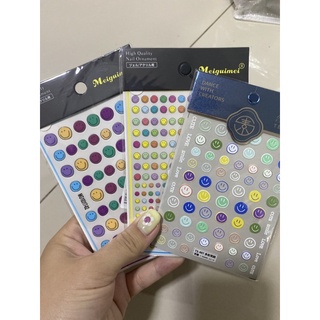 มีหลายแบบ สติ๊กเกอร์ติดเล็บเกาหลี พร้อมส่ง