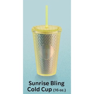 New Sunrise Bling Cold Cup 16 Oz