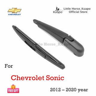 Kuapo ชุดปัดน้ำฝน ด้านหลัง เชฟโรเลต โซนิค Chevrolet Sonic 2012ถึง 2020 ปี ที่ปัดน้ำฝน กระจก หลัง (ก้าน/แขน + ใบ ปัดน้ำฝน) เชฟโรเลตโซนิค