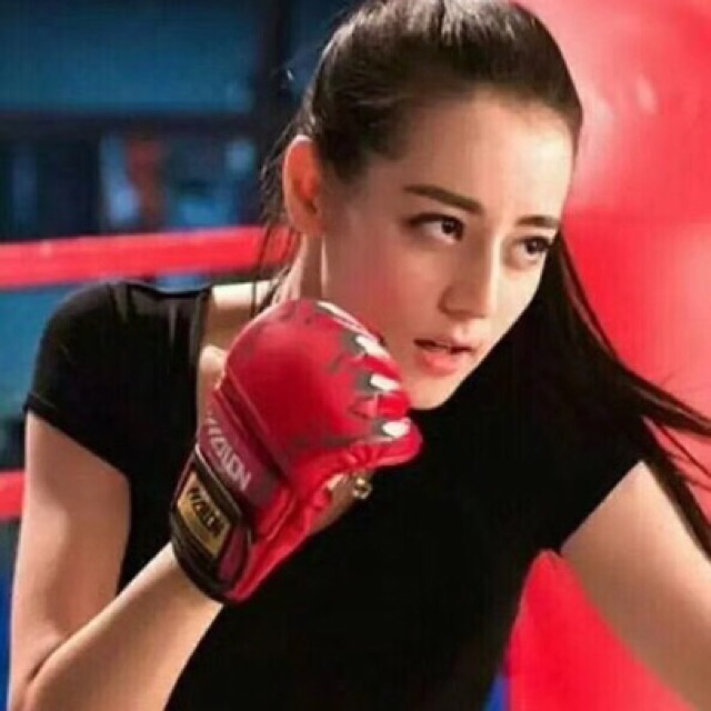 Timmoo Shop อุปกรณ์นักมวย นวมชกมวย (0908-M1) MMA Boxing gloves นวมต่อยมวย แบบตัดปลายนิ้ว ชกมวย มวยไทย  ต่อยมวย นักมวย Boxingอุปกรณ์ออกกำลังกาย