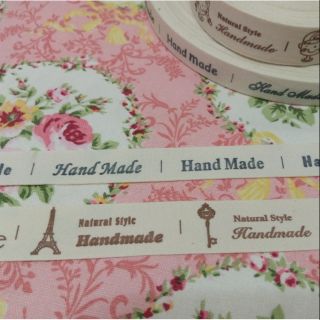 👒แผ่นป้ายผ้า Handmade แพ็ค2เมตร (30272)