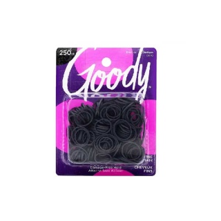 [ขายดี++]Goody ยางรัดผม 12670 Womens Ouchless Rubberband (250 ชิ้น) - สีดำ