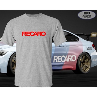 เสื้อยืด RACING เสื้อซิ่ง [เทา] [RECARO]