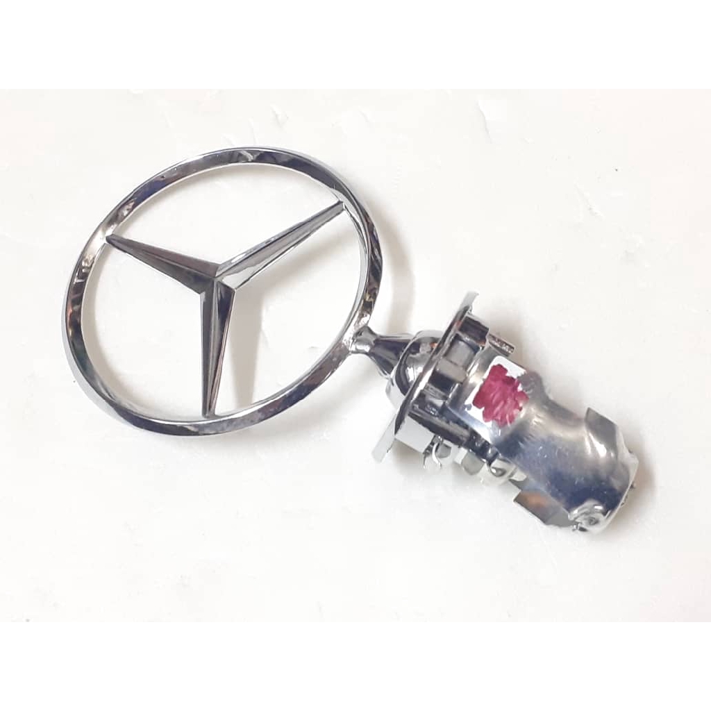 Mercedes Bonnet กระจังหน้า Star Logo W126 W124 W123 W201 190E 1248800086 ไต้หวัน 1 ชิ้น