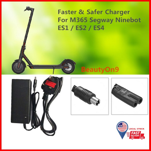 Fast Charging ไฟฟ้าสกู๊ตเตอร์ Charger Adapter สําหรับ Xiaomi M365 Segway Ninebot ES1 / ES2 / ES4