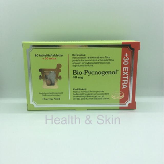 พร้อมส่ง Bio Pycnogenol 40 mg 120 Tablets