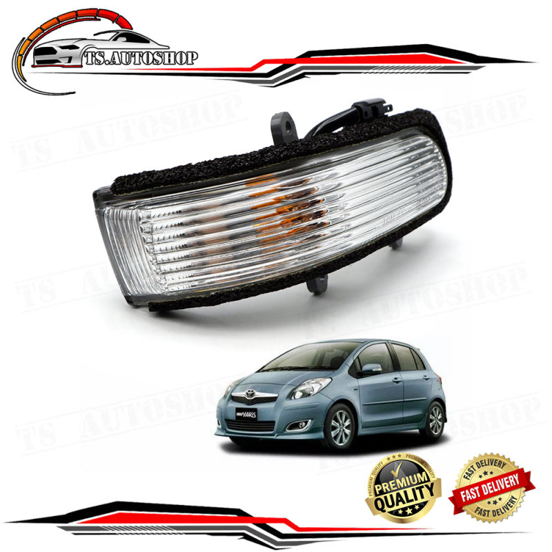 ไฟเลี้ยว มุมกระจก ซ้าย พร้อมหลอดไฟ แท้ Lh Vios'07,Altis'08,Yaris'06 Toyota 2006 - 2012 Toyota Vios'0