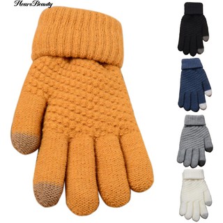 Man Soft Knit สัมผัสหน้าจอถุงมือ Texting Capacitive มาร์ทโฟน