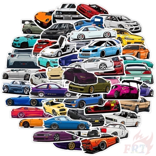 ❉ HellaFlush： SuperRun Supercar &amp; Hot Rod Series 04 - JDM Racing Cars สติ๊กเกอร์ ❉ 50Pcs/Set DIY Fashion Waterproof Mixed Luggage Laptop Skateboard Doodle Decals สติ๊กเกอร์