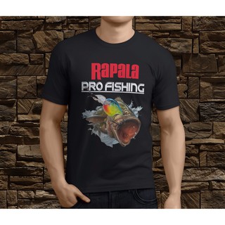 ค่าสัมบูรณ์เสื้อยืดแขนสั้นพิมพ์ลาย Rapala Pro สำหรับผู้ชายถูกสุดๆ S-5XL