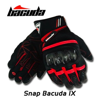 ถุงมือ ขี่มอเตอร์ไซค์ Bacuda  Snap IX