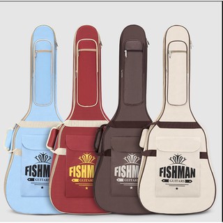 กระเป๋าผ้าอย่างดี FISHMAN เป๋ากีต้าร์โปร่ง (แจ้งสีในแชท)