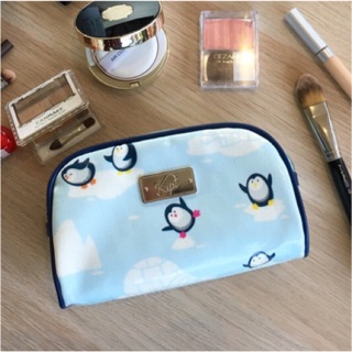 Cosmetic Bag กระเป๋าเครื่องสำอางค์ผ้าเคลือบกันน้ำ ลายPenguin