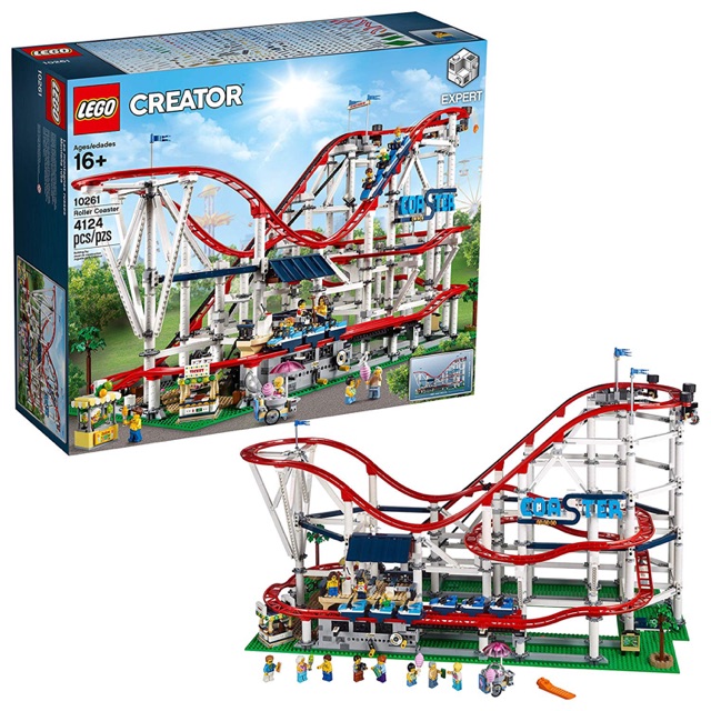 Lego creator expert 10261 Roller Coaster กล่องมีรอย