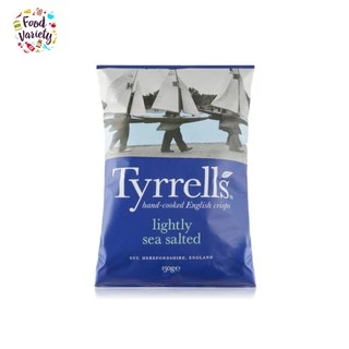 [Best Before 15-Aug-2026]Tyrrells Lightly Sea Salted Crisps 150gm ทิเรลส์ มันฝรั่งอบกรอบรสเกลือทะเลบางเบา 150 กรัม