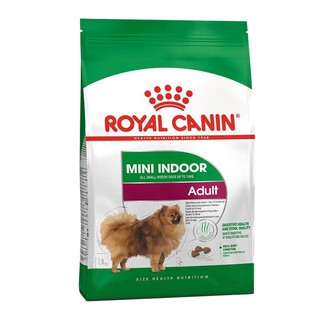 [3kg] อาหารสุนัข รอยัลคานิน Royal Canin Mini Indoor Adult อาหารสุนัขเลี้ยงในบ้าน สุนัขพันธุ์เล็ก อายุ 10เดือน–8 ปี