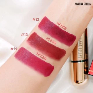 💟ของแท้ | ส่งเร็ว💟 ลิป Sivanna Kiss Me Lipstick x ลิปสติก เนื้อแมท || HF688