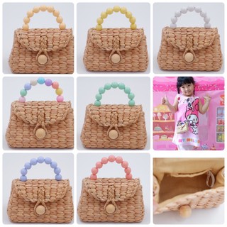 candy minibag กระเป๋าเด็ก กระเป๋าสาน กระเป๋าสะพายเด็ก minibag