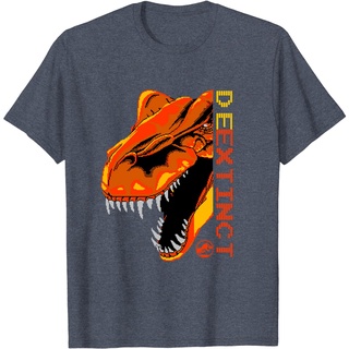 [S-5XL]เสื้อยืด ผ้าฝ้าย พิมพ์ลาย Jurassic World Fallen Kingdom: De-Extinct แฟชั่นสําหรับผู้ชาย