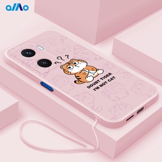 เคสโทรศัพท์มือถือ ลายเสือ สําหรับ ViVO Y02S Y01A Y77 5G ViVO Y35 4G Y30 5G Y16 5G