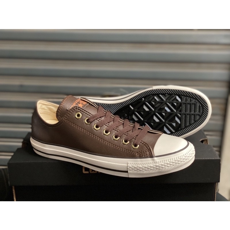 🛒🎁พร้อมส่งรองเท้า ⭐️all star(หนัง)พร้อมกล่อง🌟sz.39-44