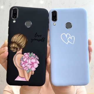 Honor Play COR-L29 / Honor 10 Lite HRY-LX1 LX2 เคสซิลิโคน แบบนิ่ม ดีไซน์ใหม่ ปิดด้านหลัง แบบบาง Honor Play 10Lite 2018