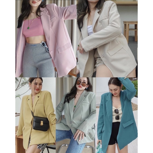 loonnystore blazer สีมัทฉะ