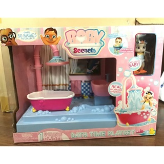 อ่างอาบน้ำกับน้องเซอร์ไพรส์ (Bath Time Playset) เปลี่ยนสีได้ ที่ฟักบัวเปิดได้จริง ปั๊มน้ำได้จริง