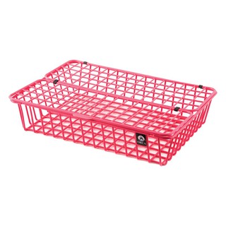 ตะกร้าพลาสติกฝาปิด ชมพู ออร์ก้า 98/Plastic Basket with Lid Pink ORCA 98