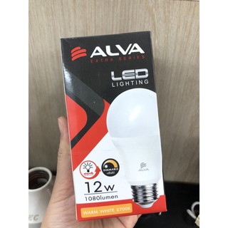 หลอด LED หรี่ไฟได้ หลอดหรี่ 12W แสงวอร์ม ALVA