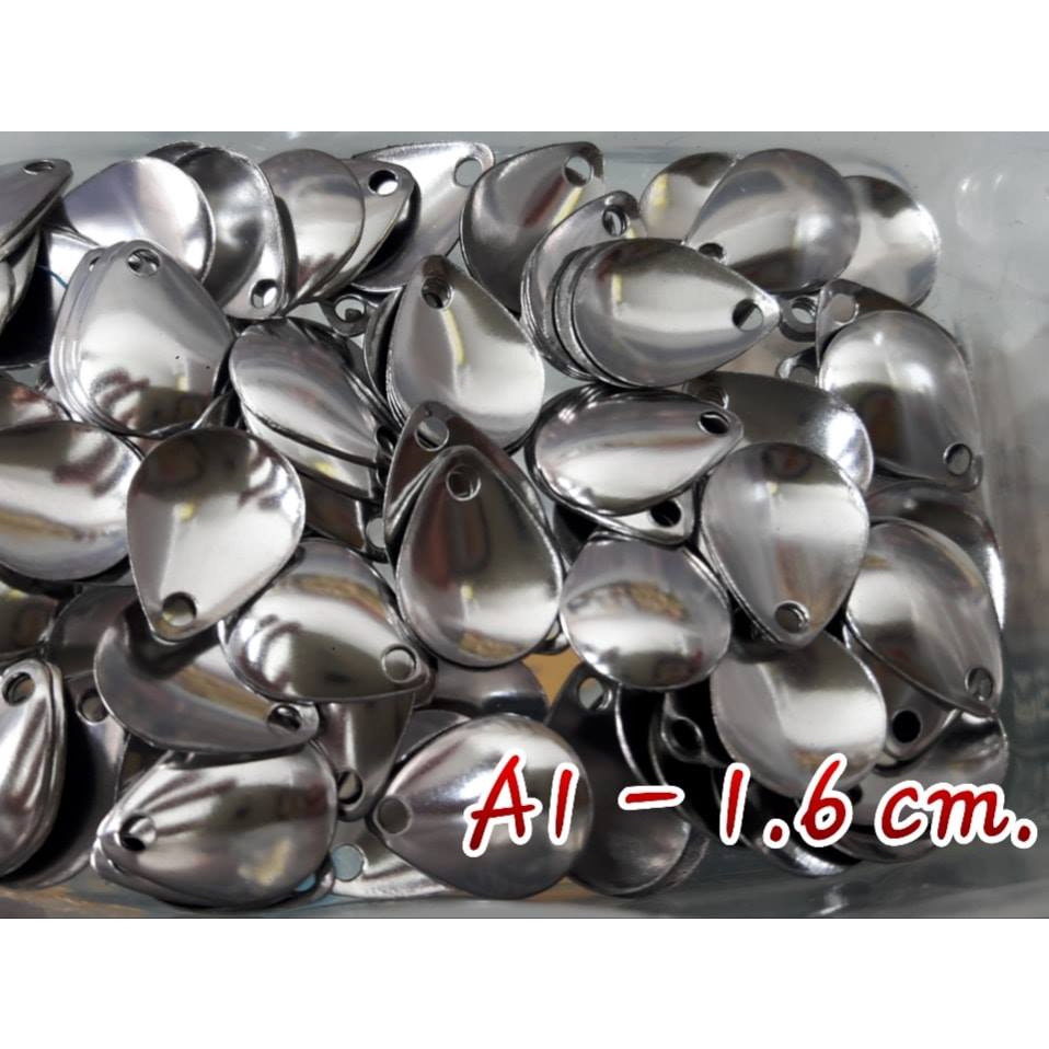 ใบสปินทรงหยดน้ำใส่กบยาง ขนาด1.6cm.>>ร้านนี้จัดส่งสินค้าทุกวัน