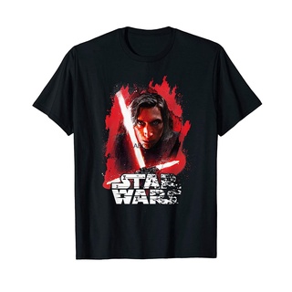 ผ้าฝ้ายคอกลมเสื้อยืด ผ้าฝ้ายแท้ พิมพ์ลายกราฟฟิค GilDan Brand Last Jedi Kylo Ren สําหรับผู้ชายfrom S-4XL