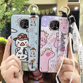 ใหม่ เคสโทรศัพท์มือถือนิ่ม กันน้ํา กันกระแทก ลายน่ารัก สีดํา ทนทาน สําหรับ Nokia G50