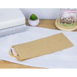 Boxjourney ซองกระดาษน้ำตาล 13x28 ซม. (100 ใบ/แพค)