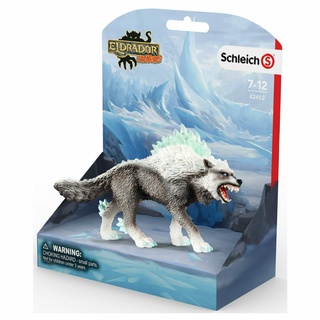 Schleich โมเดลตุ๊กตาหมาป่าหิมะ Eldrador Creatures ของเล่นสําหรับเด็ก