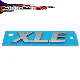 โลโก้ Logo "XLE" สี Chrome Rav4 Toyota 4 ประตู ปี2018