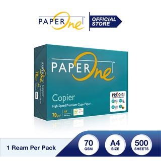 กระดาษถ่ายเอกสาร PaperOne A4 70 gsm / 1 รีม 500 แผ่น