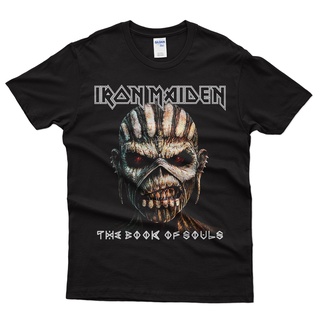 เสื้อยืดสีขาวพร้อมส่ง เสื้อยืด พิมพ์ลายวงดนตรี Iron Maiden Book Of Souls คุณภาพสูง สไตล์สตรีท สําหรับผู้หญิงS-4XL