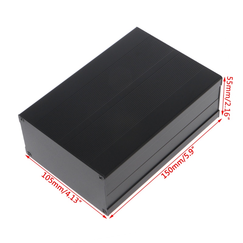 SUIT 150x105x55 มม.DIY ตู้อลูมิเนียมสําหรับกรณีโครงการอิเล็กทรอนิกส์ PCB Instrument B ราคา ถูกที่สุด ดีลบีเคเค แกลเลอรีภาพที่ 5