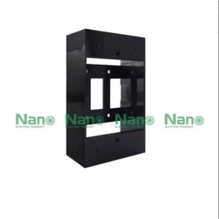 ยกลัง บ๊อกลอย 2x4 กล่องลอย บล๊อคลอย บล๊อกพลาสติก 2"x4"Nano 403-1 403-1B 50ชิ้น Classic Series ใช้ได้กับยี้ห้อพานาและช้าง