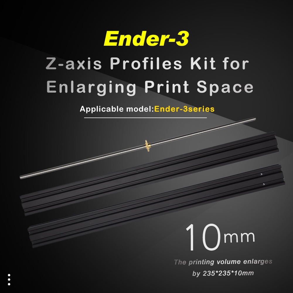 Ender-3 Z axis upgrade kit 2040 profile T8*8 lead screw nut, suitable for Ender-3/Ender 3 Pro/Ender 