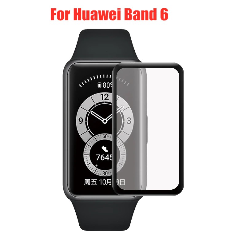 ฟิล์ม3D-ฟิล์ม  Huawei Huawei Band 6 Honor huawei band 6 ป้องกันจอแตกและรอยขีดข่วน ของอยู่ไทย🇹🇭