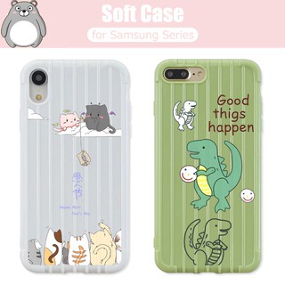 Dinosaur Soft Cover Case Samsung Galaxy A20S A105 A50S A70S A205 M10 Note 10 Pro 9 N960 A305 A50 M10S A71 A30S A10 S10 A51 A30 A10S A20 A70