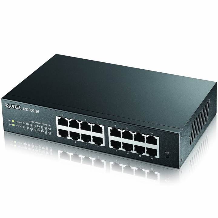 ZyXEL 16-Port GbE L2 Web Managed Switch รุ่น GS1900-16