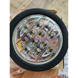 ไฟสัญญาณกลม 24V LED 4" สำหรับรถใหญ่