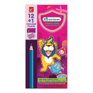 แพ็ค 12 กล่อง มาสเตอร์อาร์ต สีไม้ แท่งยาว 12 สี101342MASTER ART Long Colored Pencil 12 Colors 12 Boxes/Pack Pack of 12 b